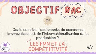 BAC Commerce International  Les FMN et la compétitivité [upl. by Casilda]