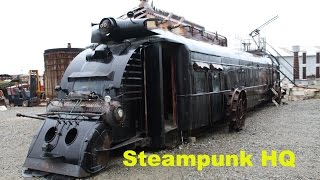 Steampunk HQ Oamaru NZ The Adventures of Pat and Penny [upl. by Dalt]