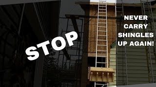 Ladder Hoist shingle lift Build [upl. by Reklaw446]