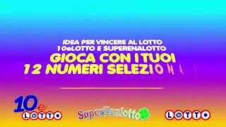 NUOVO SISTEMA LOTTO 10eLOTTO SUPERENALOTTO 12 NUMERI SELEZIONATI [upl. by Christabella613]