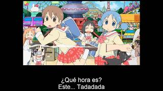 Hyadain no joujou yuujou Nichijou Opening 2 Subtitulos en español [upl. by Eelimaj105]