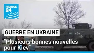 Guerre en Ukraine  quotPlusieurs bonnes nouvelles pour Kiev ces derniers joursquot • FRANCE 24 [upl. by Torry]