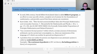 0304 Gödels Incompleteness Theorem [upl. by Harriet867]