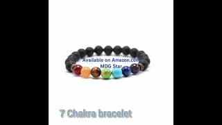 Amazonite Crystals  7 Chakra bracelets available in Amazon [upl. by Ymmaj831]