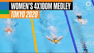 Swimming Womens 4x100m Medley Relay Final  Tokyo 2020 Replays [upl. by Quar594]