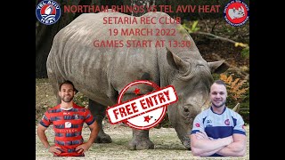 Northam Rhinos vs Tal Aviv Heat [upl. by Aicatsan870]