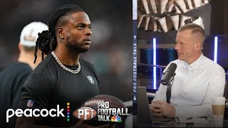 When will Raiders explore trading superstar WR Davante Adams  Pro Football Talk  NFL on NBC [upl. by Hildick]