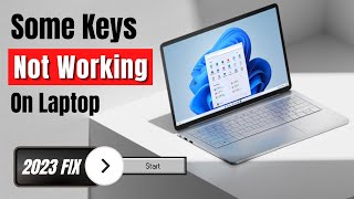 Some Keys Not Working on Laptop Keyboard  2023 NEW Fix [upl. by Getraer]