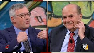 Per la prima volta ad un talk show Alessandro Barbero Si confronta con Pierluigi Bersani [upl. by Libbie151]