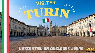 Séjour à Turin  Lessentiel en quelques jours 4k 🇮🇹 ☀️ 🍕 😀 [upl. by Eohce]