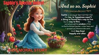 Sophies Special Secret  Best Moral Stories  Best Moral Stories For Kids  ytvideos [upl. by Naitsirt]