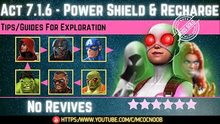 MCOC Act 716  Power shield amp Recharge  TipsGuides  No Revives  Story quest Book 2 [upl. by Yentruoc]