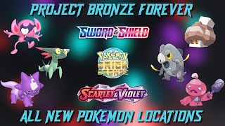 Project Bronze Forever LOCATIONS GENS 8 amp 9 Q1 2023 Pokemon Brick Bronze [upl. by Nivlam]