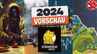 Vorschau Strohmann Brettspiel Neuheiten Frühjahr 2024 [upl. by Sandstrom]