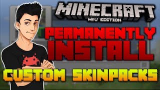 How to Perma Install Custom Skins on Minecraft Wii U [upl. by Nodnrb]