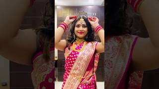 Chuna Sake Koi Mujhe 👸💃 Durga  Viral Hindi Song  Bong Girl Monti shorts song [upl. by Ness916]