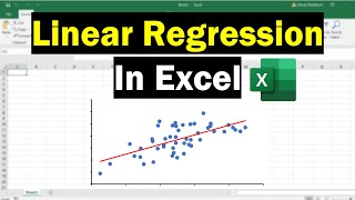 How To Perform Simple Linear Regression In Excel [upl. by Redienhcs]