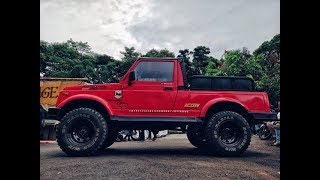 Modified Gypsy in Kerala  Suzuki Gypsy Modified  Big Wheels [upl. by Killoran]