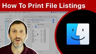 Three Ways To Print File Listings On Your Mac [upl. by Burta306]