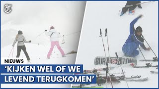 Rode piste af na aprèsski ‘Ik ben nog dronken’ [upl. by Shanna]