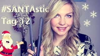 Locken mit dem Glätteisen  Tutorial  SANTAstic Tag 12 [upl. by Veradis364]