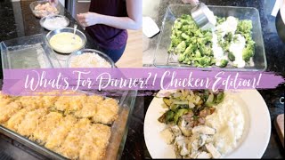 Week of Dinners All Chicken Recipes Whats For Dinner Chicken Edition [upl. by Kassia259]