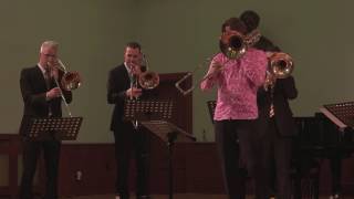 Derek Bourgeois Bone Apart  Brandt Attema amp Szeged Trombone Ensemble [upl. by Dovev251]