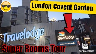 Travelodge Super Rooms  Is it worth it 🤔🤔 Upgrade Tour  Covent Garden [upl. by Llovera263]