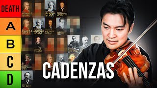 Ranking the BEST Cadenzas from Violin Concertos 🎻 Difficulty Tier List [upl. by Ydnak]