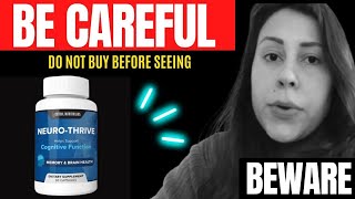 NeuroThrive Consumer Reports  NeuroThrive Scam or Real  NeuroThrive Capsules Reviews 2024 [upl. by Comfort288]