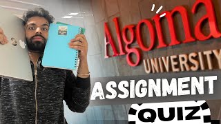 How to do Algoma Universitys Assignments and quizzez  Full explanation video  algomauniversity [upl. by Ajssatsan]