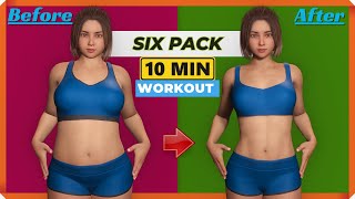 10 Min Abs Workout How to Have Six Pack Exercise at Home 🔥 [upl. by Yeargain173]