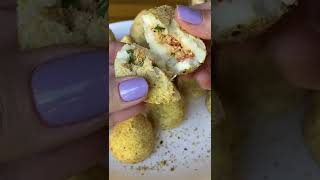 Coxinha fit de batata doce com frango  sem glúten e lactose [upl. by Eiahpets]