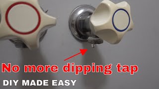 How to fix a dripping washing machine tap  Washer replacement [upl. by Pardew343]