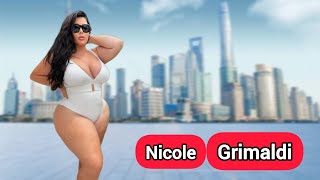 Nicole Grimaldi Biography Plussize Model Wikipedia Lifestyle [upl. by Giorgia]