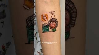 Tatuaggio per sua nonna ispirato a Nostalgia di inside out by ETHEREA TATTOO [upl. by Harold376]