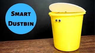 How to make Smart Dustbin with Arduino  Arduino Project [upl. by Norvall329]