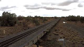 TimeLapse Footage Shows Flood Engulfing Stretch of Queensland Railway Line [upl. by Desdee]