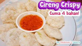 Cara Membuat Cireng Crispy 4 Bahan Anti Gagal [upl. by Lewak]