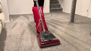 THE BEST Vacuum Sound and Video Sanitaire Heavy Duty Commercial Vacuum Cleaner [upl. by Kier]