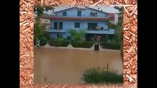 heavy flood Highway port Recanati Macerata italy [upl. by Llehcsreh]