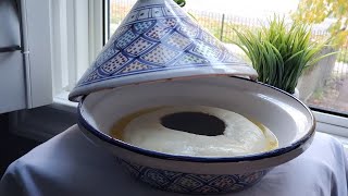 The Libyan aseida with hand mixer  العصيدة الليبية بالمضرب الكهربائي [upl. by Eniad]