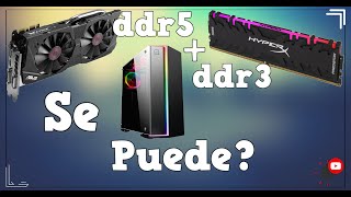 Mi Tarjeta Gráfica ddr5 Funciona con ddr3  Son Compatibles diferentes Generaciones✅ [upl. by Ahsyekat]