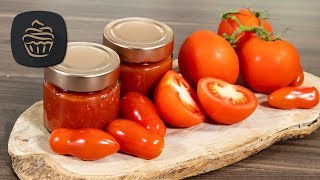 Tomatensauce selber einkochen 🍅  Frisch und lecker [upl. by Nicolina]