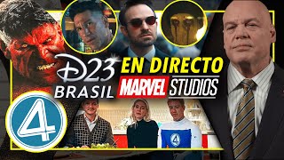 🔴 Trailers D23 Brasil  DAREDEVIL Fantastic 4  MARVEL STUDIOS Television amp Animation [upl. by Gerrilee]