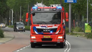 PRIMEUR Nieuwe Tankautospuit 171731 voor Brandweer Rozenburg 1330 [upl. by Tade]