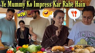 Aaj Ye Dono Mummy Ko Impress Kar Rahe Hain  Mummy Ye Dekh Ke Hairaan Ho Gaye  Jyotika and Rajat [upl. by Leighland]