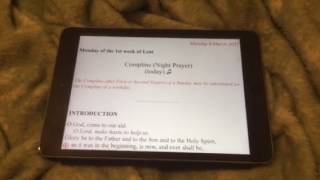 Universalis App Is Great For Praying the Divine Office [upl. by Edra]