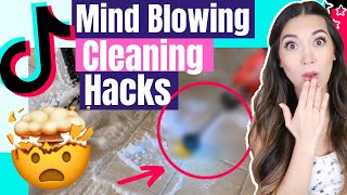 TIKTOK CLEANING HACKS That REALLY WORK 🤯  Testing Viral Tik Tok Cleaning Tips  Best Cleantok [upl. by Baudelaire]