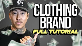 Starting a Clothing Brand and EXACTLY What You Need Cost Breakdown [upl. by Noswal829]